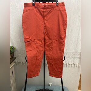 P1X DG2 by Diane Gilman womens Rust Cargo Capris